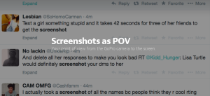 POV screen-shottie